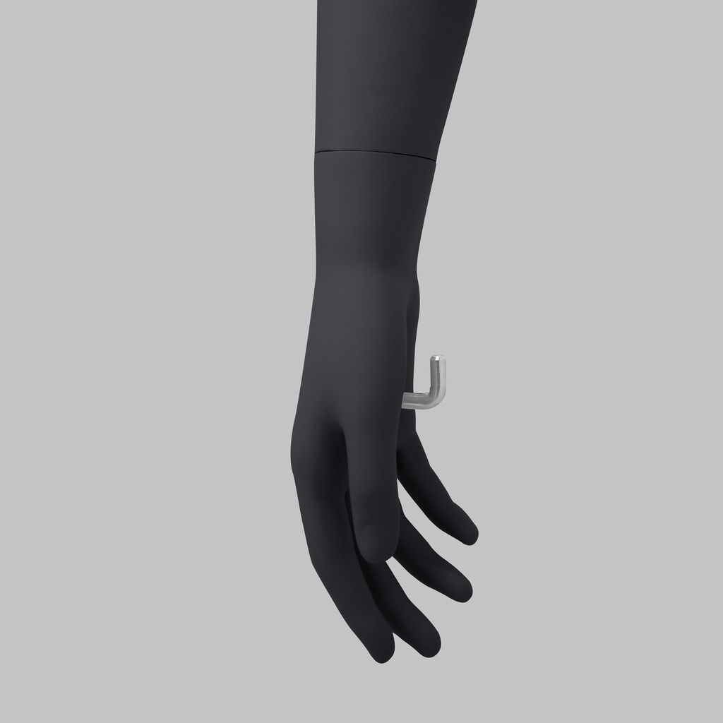BINK - Running sports mannequin child, graphite gray, 10 years, stylized head, pose 609