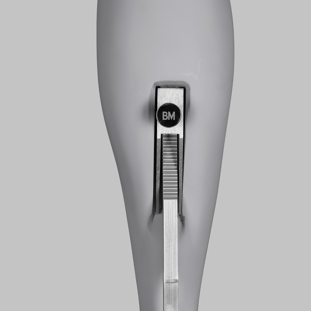 Sport heren mannequin, grijs, abstract hoofd, staande pose 329