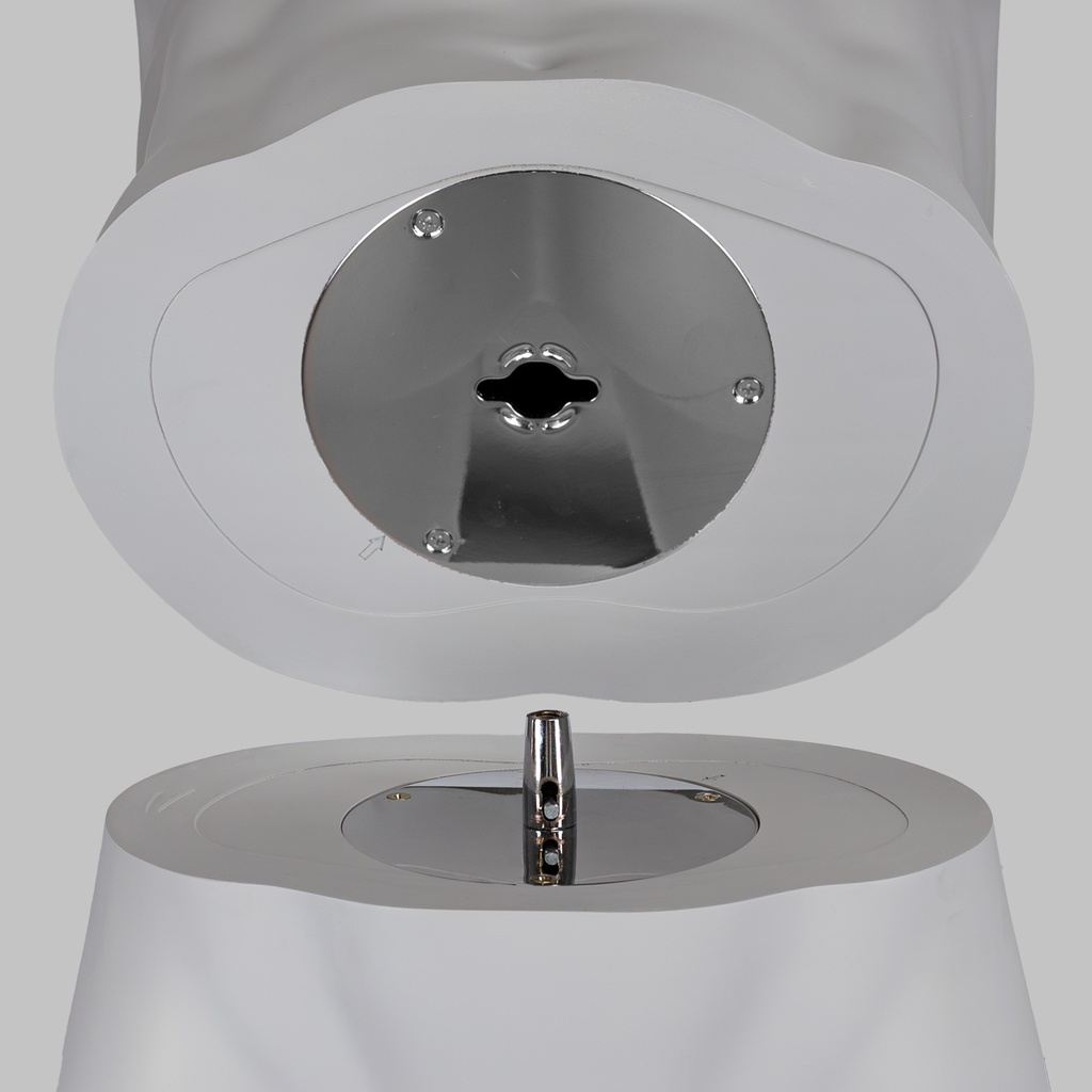 Workout sport dames mannequin, grijs, abstract hoofd, liggende pose 08