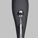 Wielrenner sport heren mannequin, grafiet grijs, gestilleerd hoofd, zittende pose 328