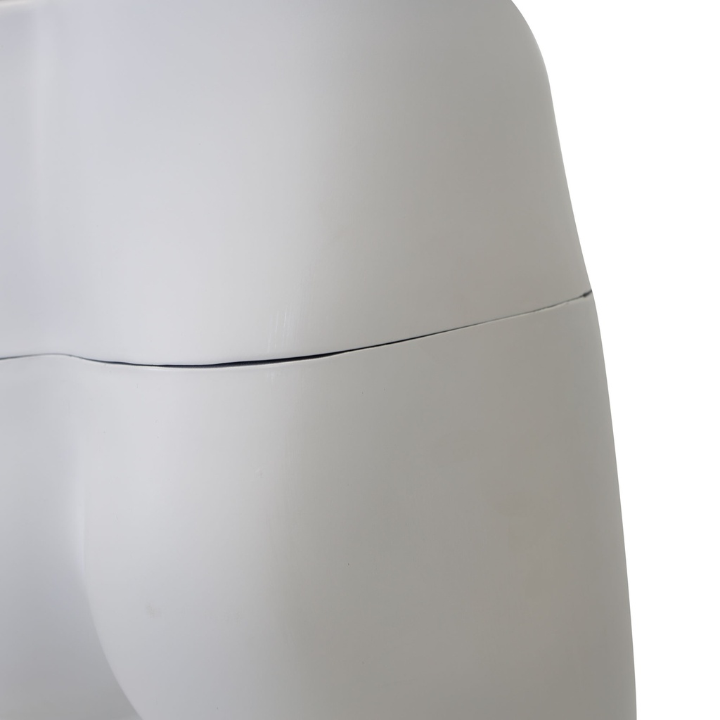 Witte broekendisplay heren, kunststof, metalen voetplaat en kuitpin