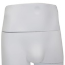 Witte broekendisplay heren, kunststof, metalen voetplaat en kuitpin