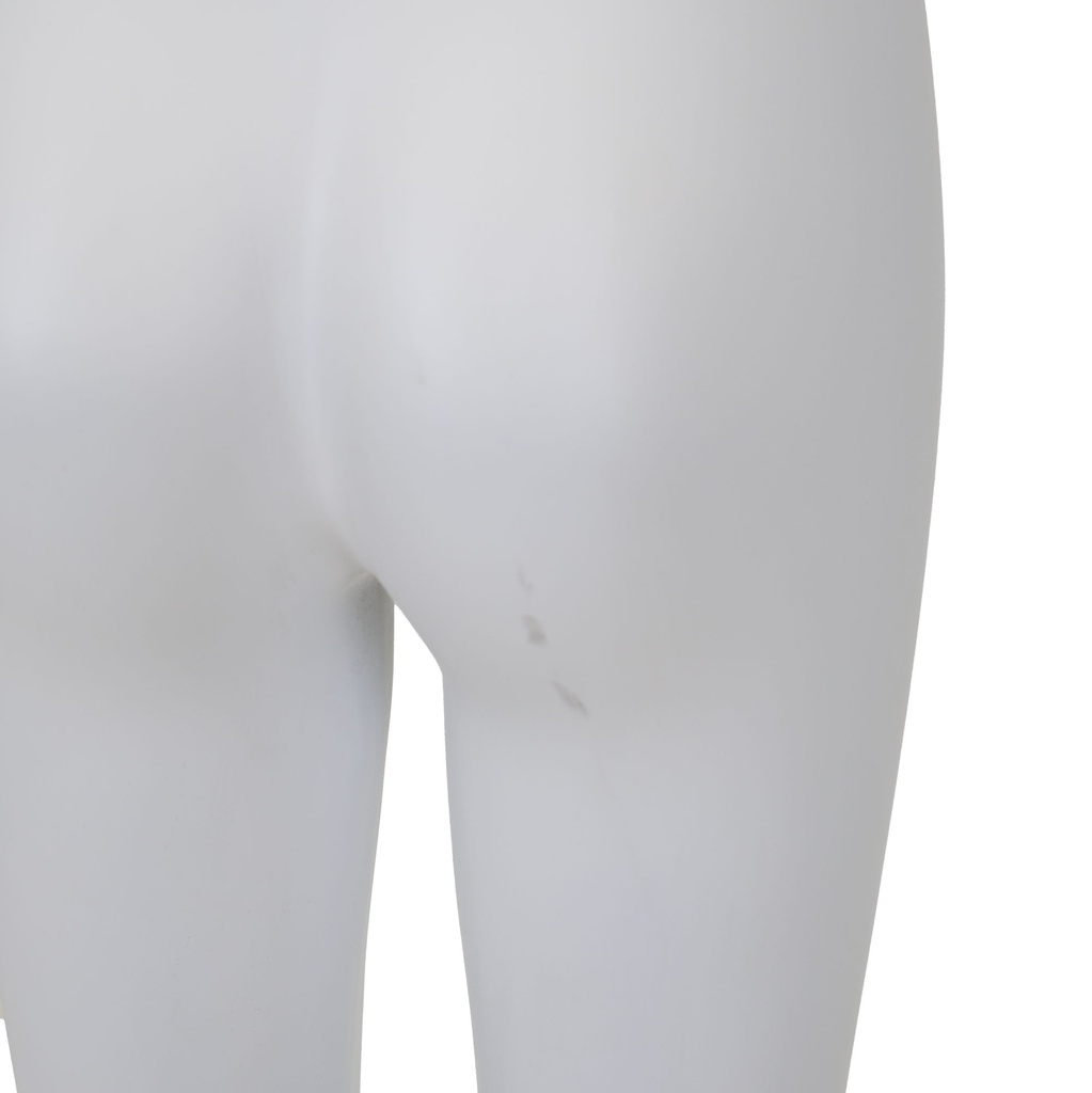 Witte broekendisplay dames, kunststof, metalen voetplaat en voetpin