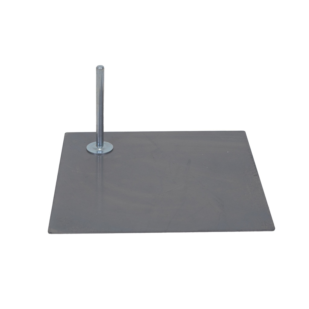 Witte broekendisplay dames, kunststof, metalen voetplaat en voetpin