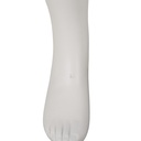 Witte broekendisplay heren, kunststof, metalen voetplaat en voetpin