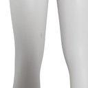 Witte kinderetalagepop, 5 jaar, kunststof, metalen voetplaat voet- en kuitpin 