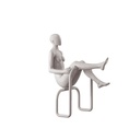 Dames mannequin, collectie NXT - gen Z, kleur lichtgrijs, zittende pose 002