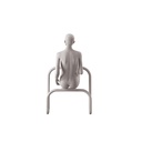 Dames mannequin, collectie NXT - gen Z, kleur lichtgrijs, zittende pose 002
