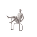 Dames mannequin, collectie NXT - gen Z, kleur lichtgrijs, zittende pose 002
