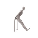 Dames mannequin, collectie NXT - gen Z, kleur lichtgrijs, leunende pose 003