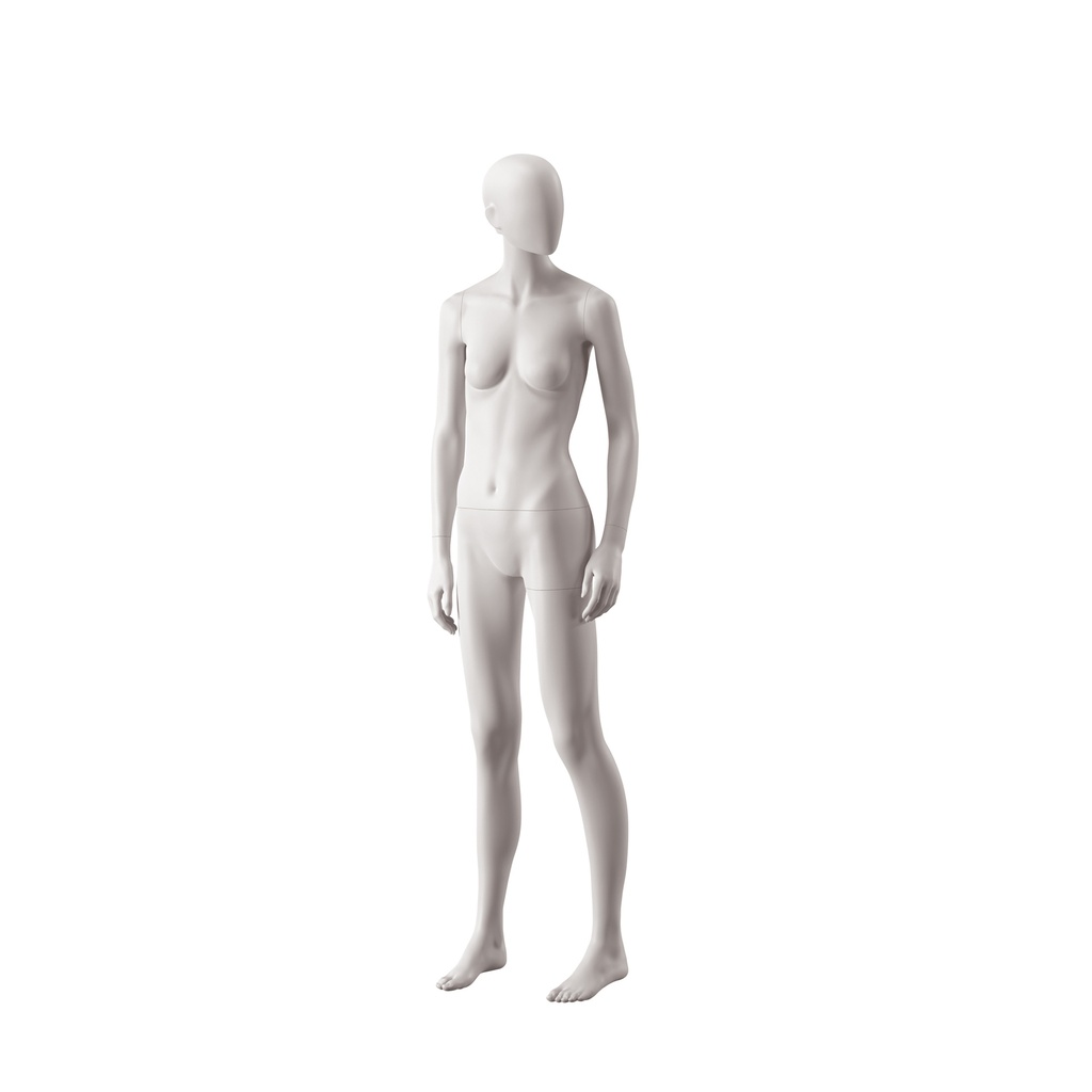 Dames mannequin, collectie NXT - gen Z, kleur lichtgrijs, staande pose 004