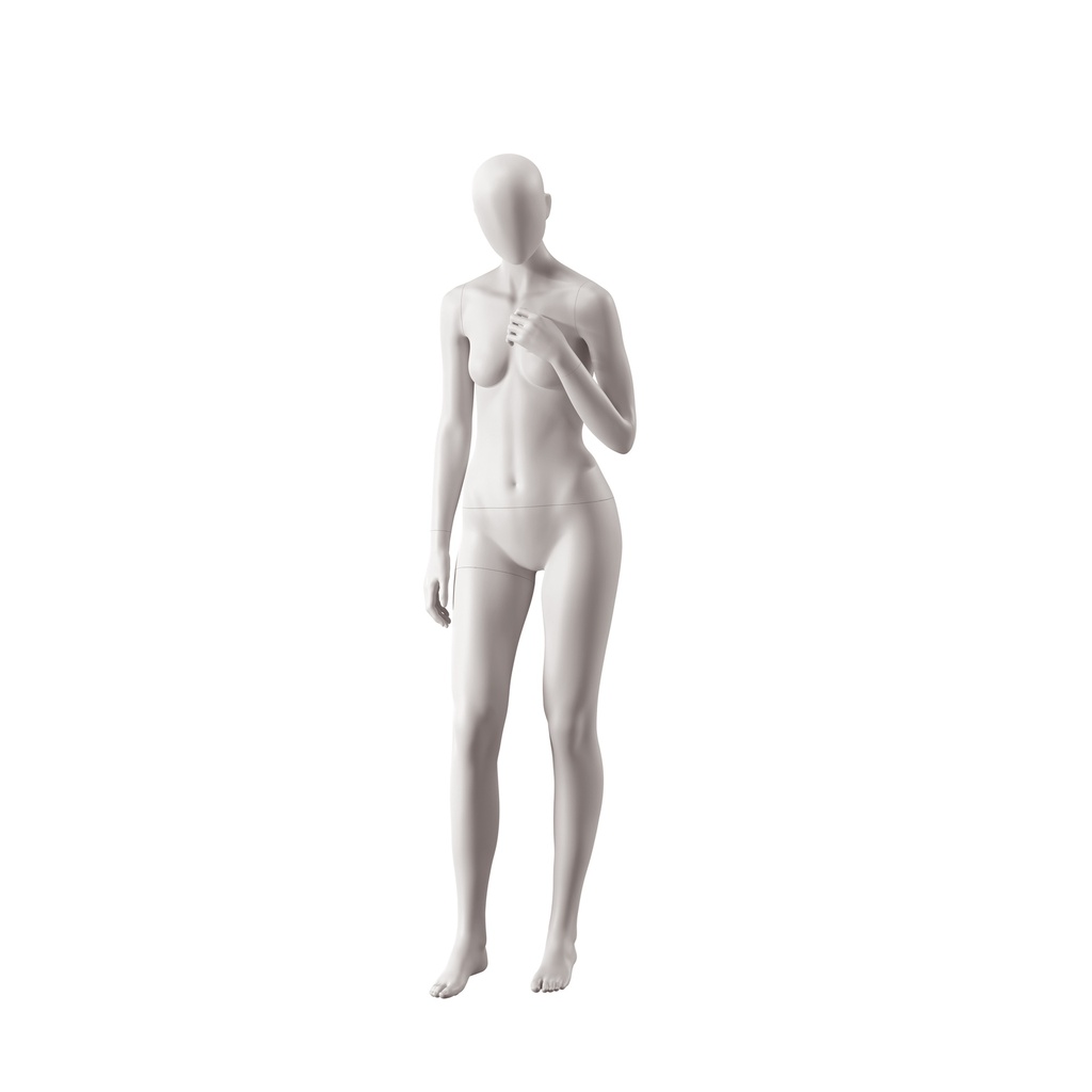 Dames mannequin, collectie NXT - gen Z, kleur lichtgrijs, staande pose 007