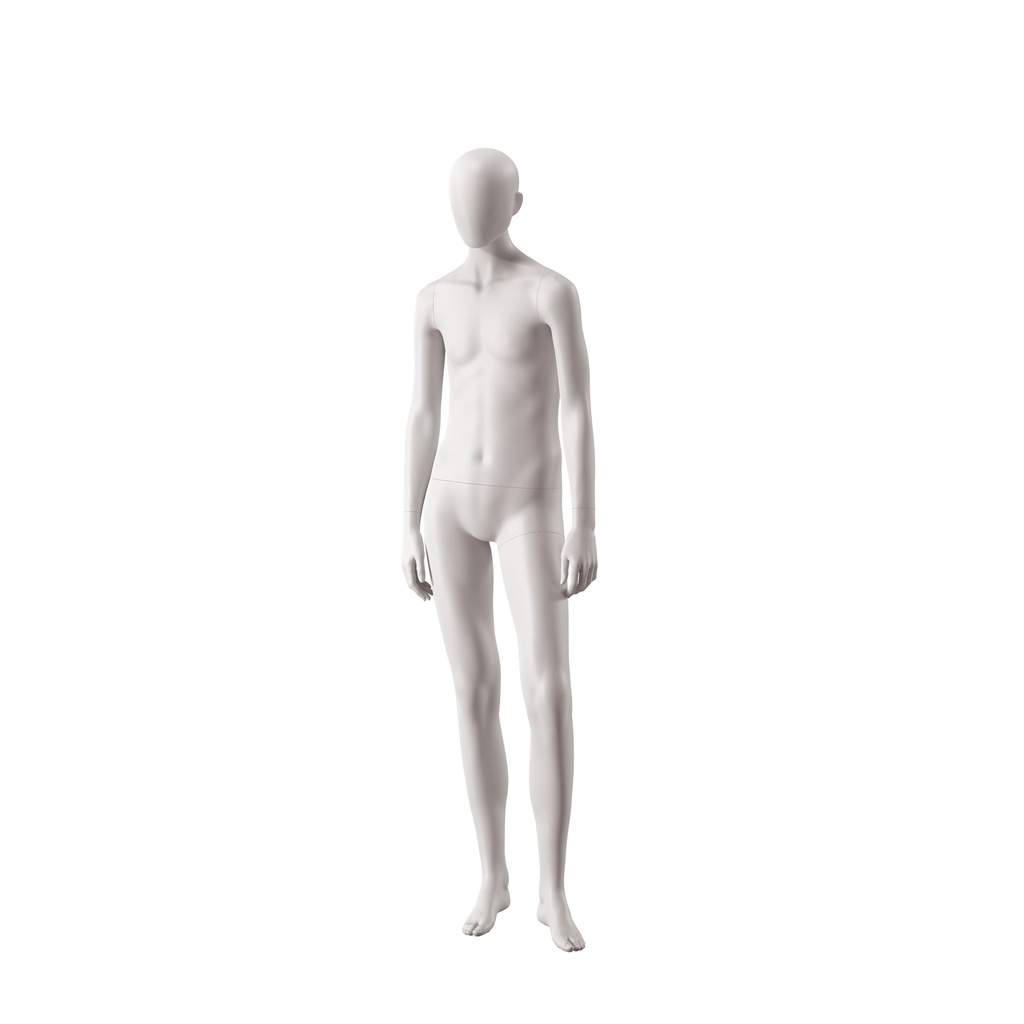 Genderneutrale mannequin, collectie NXT - gen Z, kleur lichtgrijs, staande pose 008