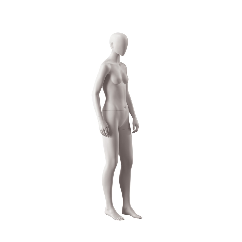 Dames mannequin, collectie NXT - gen Z, kleur lichtgrijs, staande pose 016