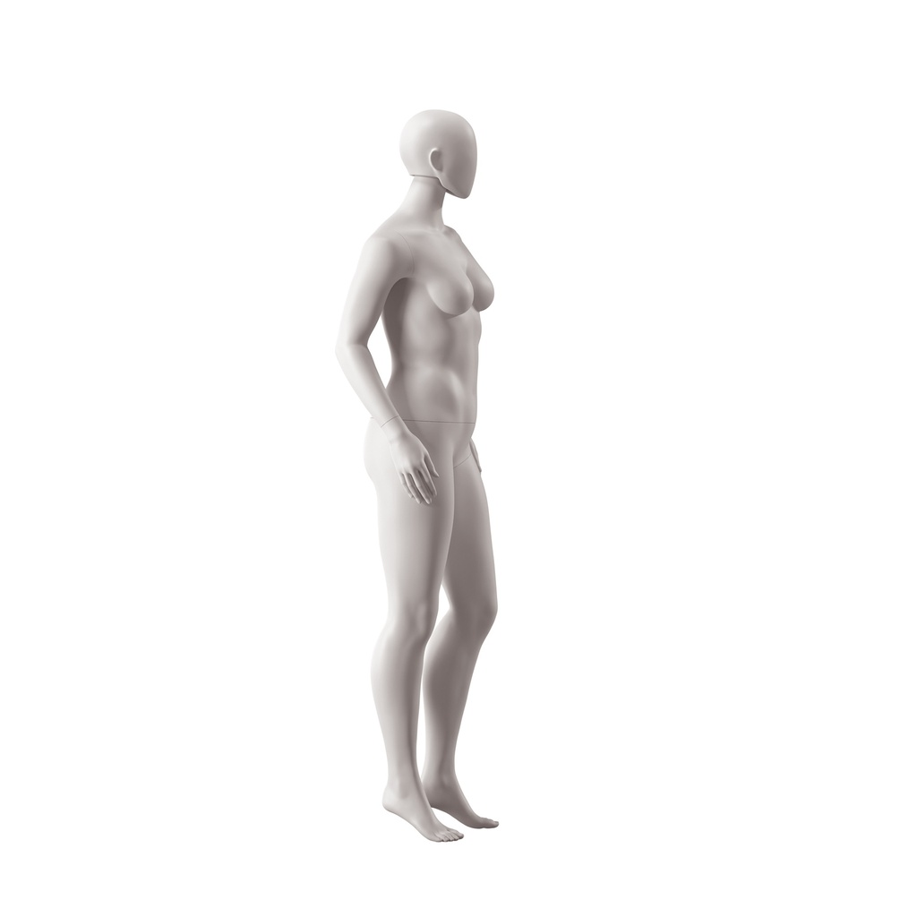 Dames mannequin, collectie NXT - gen Z, kleur lichtgrijs, wandelende pose 020