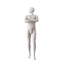 Heren mannequin, collectie NXT - gen Z, kleur lichtgrijs, staande pose 021