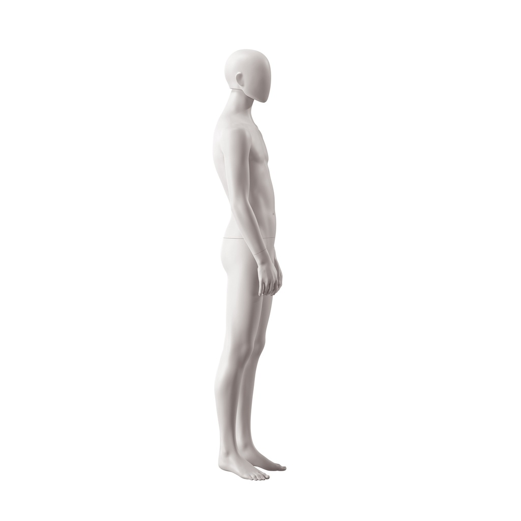 Heren mannequin, collectie NXT - gen Z, kleur lichtgrijs, staande pose 022