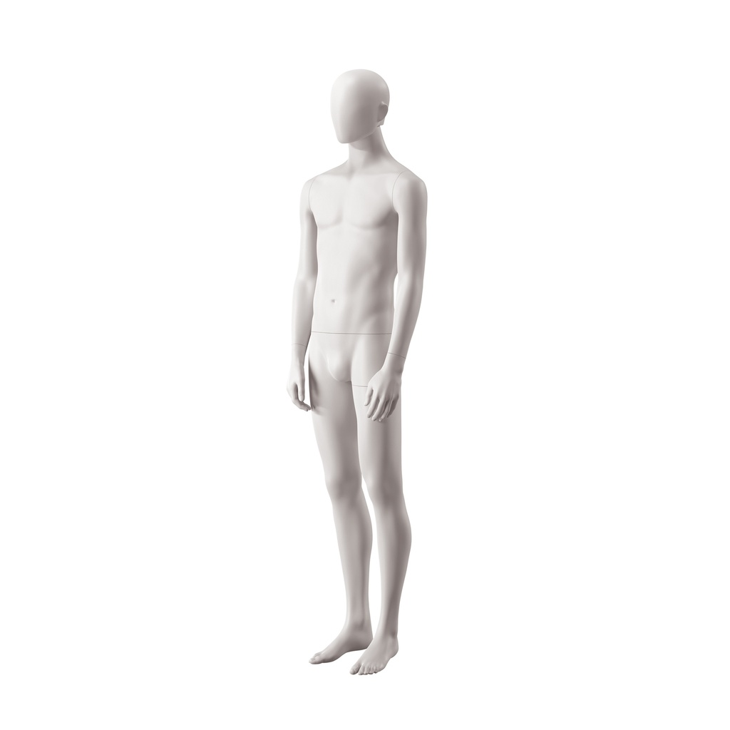 Heren mannequin, collectie NXT - gen Z, kleur lichtgrijs, staande pose 022