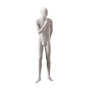 Heren mannequin, collectie NXT - gen Z, kleur lichtgrijs, staande pose 026