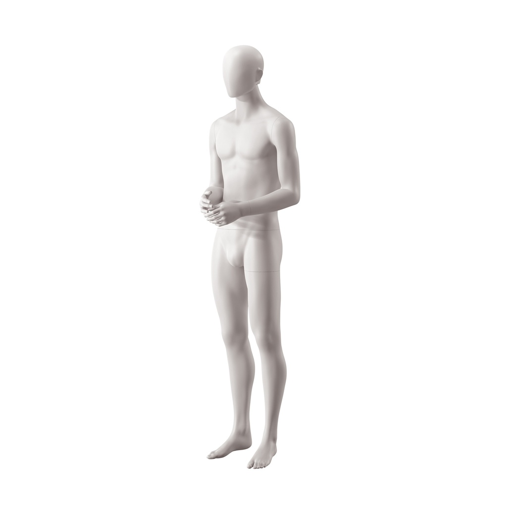 Heren mannequin, collectie NXT - gen Z, kleur lichtgrijs, staande pose 028