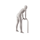 Dames mannequin, collectie NXT - gen Z, kleur lichtgrijs, leunende pose 012