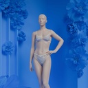 Lingerie mannequin dame B-cup huidskleur staande pose 05B 