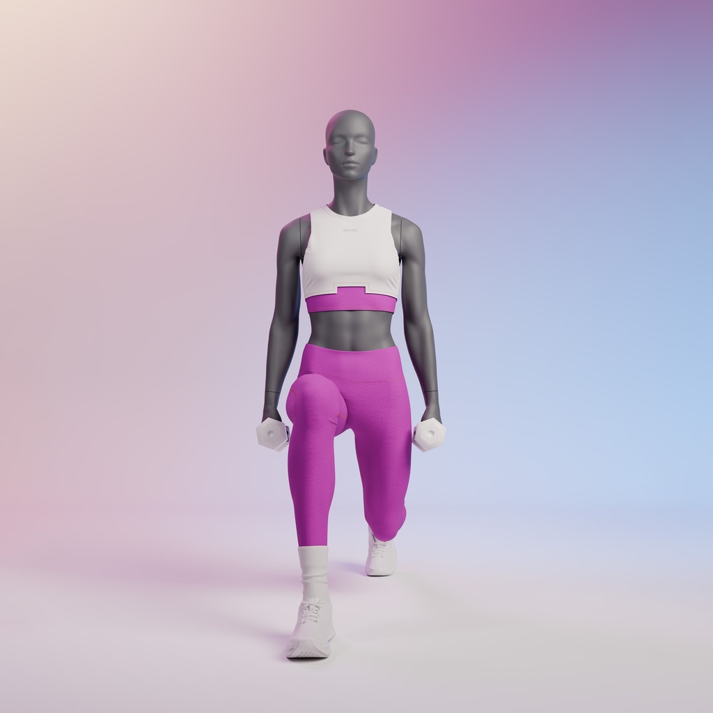 Fitness sport dames mannequin, grafiet grijs, gestilleerd hoofd, staande pose 171 