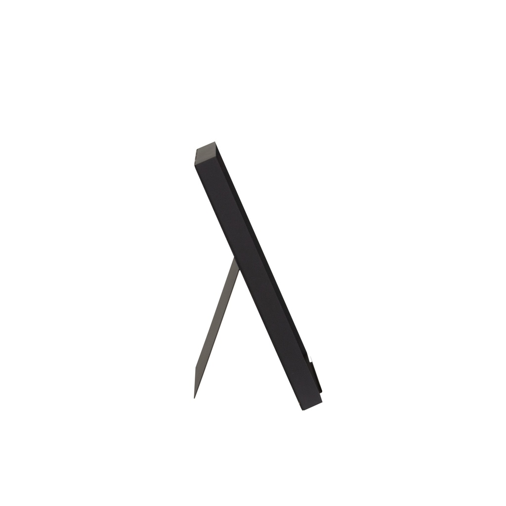 Presentatie plateau voor hemden met staander, zwart gepoederlakt metaal