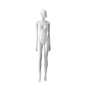 Elegante damesetalagepop, semi-abstract hoofd, EU34, kleur wit, Mirror Mirror, pose FM005