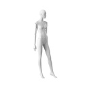 Elegante damesetalagepop, semi-abstract hoofd, EU34, kleur wit, Mirror Mirror, pose FM006