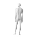 Stijlvolle herenetalagepop, semi-abstract hoofd, EU48, kleur wit, Mirror Mirror, pose MM205