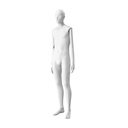 Stijlvolle herenetalagepop, semi-abstract hoofd, EU48, kleur wit, Mirror Mirror, pose MM205