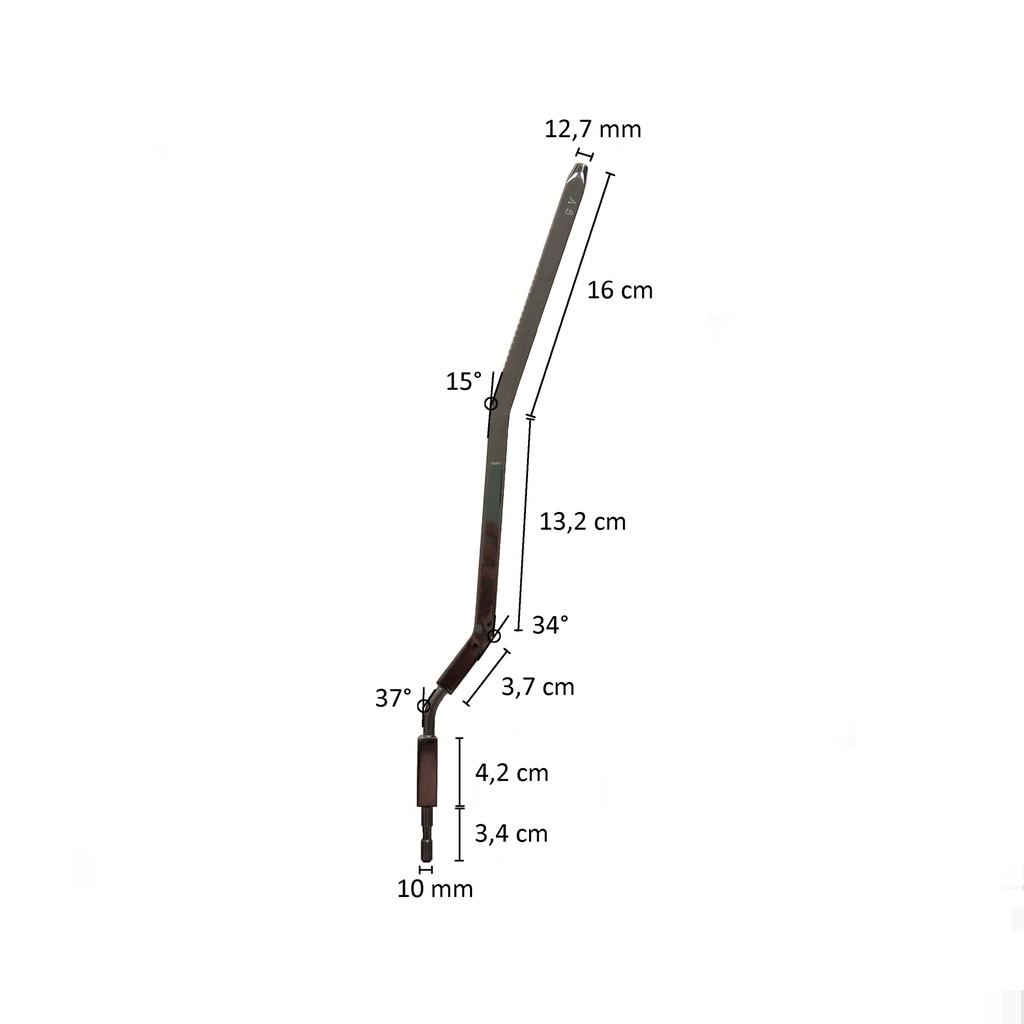 Calfpin, steel, silver chrome EU-CALF005_C