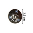 Hand-arm connector, chrome-plated steel