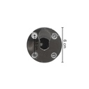 Armfitting balconet easy adjusting (set van mannelijk en vrouwelijk deel), chroom