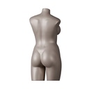 Volslanke lingerie torso, dame, D-cup, metallic huidskleur, pose 006