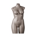 Volslanke lingerie torso, dame, D-cup, metallic huidskleur, pose 006