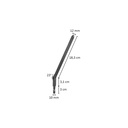 Verchroomde kuitpin WO-CALF003_C