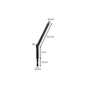 Verchroomde kuitpin WO-CALF008_C