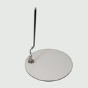 Volslanke damesetalagepop met abstract hoofd, maat 44EU, grijs, staande pose 20