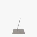 Stijlvolle herenetalagepop, semi-abstract hoofd, EU48, kleur wit, Mirror Mirror, pose MM201