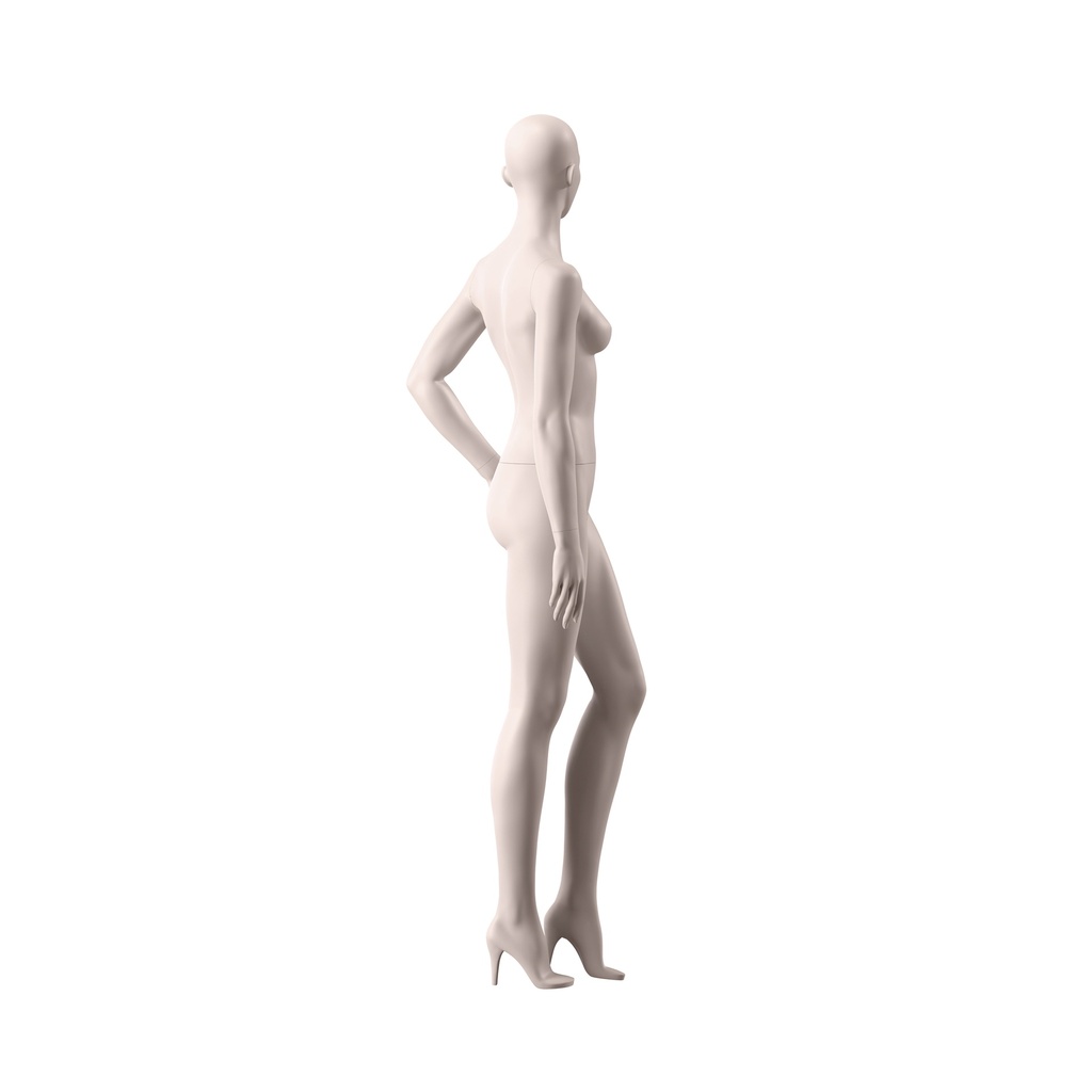 BINK - Lingerie mannequin, female, A-cup, nude skin color mat, standing pose 09A