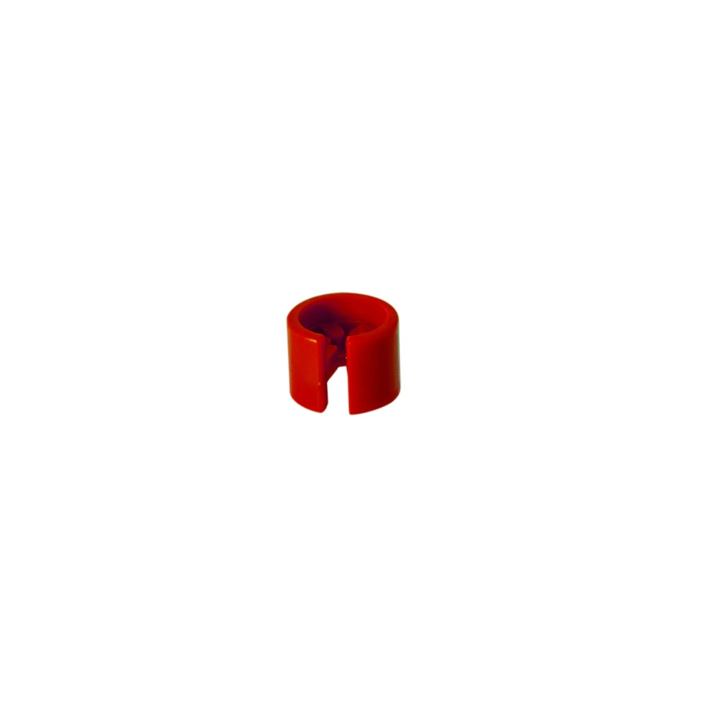 Maatclips voor kledinghangers type mini, rood,100st