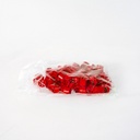 Maatclips voor kledinghangers type mini, rood,100st