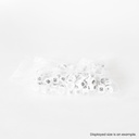 Maatclips voor kledinghangers type mini, wit
