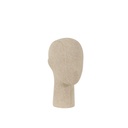 Kinderhoofd 8 jaar, collectie Maison Marlu, overstikt met beige stof