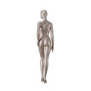 Paspop lingerie dame, A-cup, metallic huidskleur, staande pose 09A