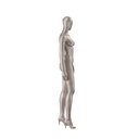 Paspop lingerie dame, A-cup, metallic huidskleur, staande pose 13A