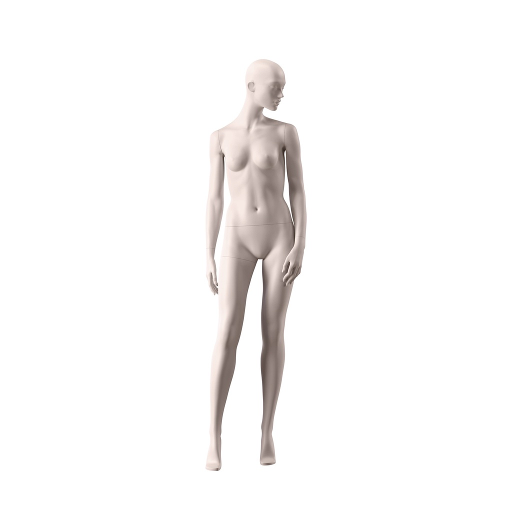 BINK - Lingerie mannequin, female, A-cup, nude skin color mat, standing pose 13A