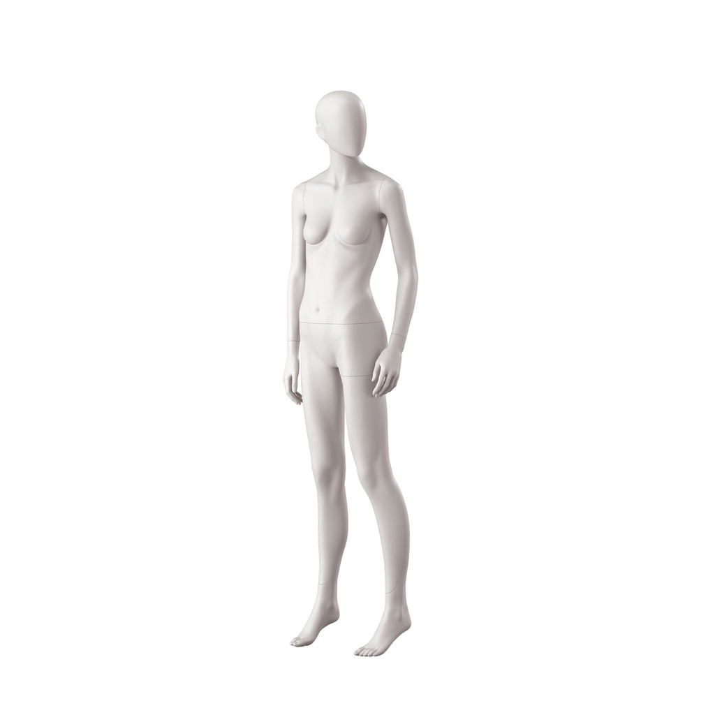 BINK - Female mannequin, collection NXT - gen Z, light grey, standing pose 104 lifted heels